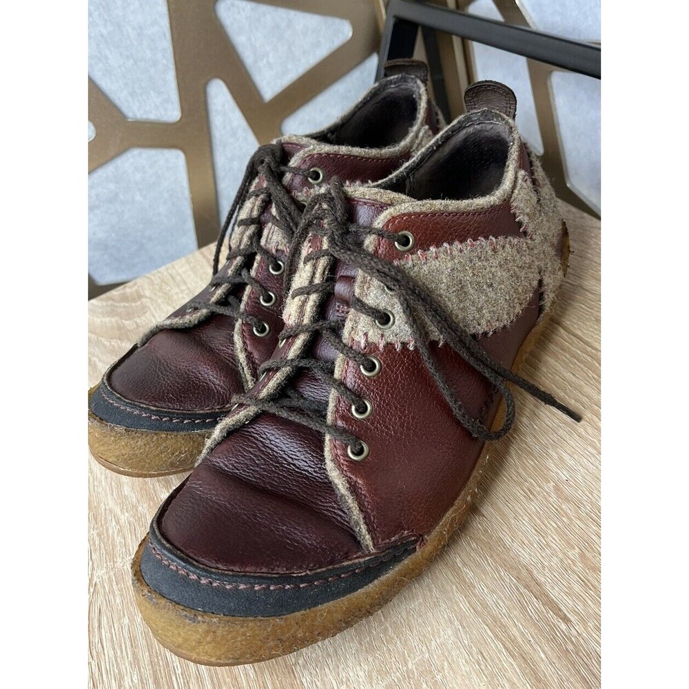 Merrell Milan Autumn Cross Wool Ruby Leather Crepe Sole Hiking Shoes 8.5 Sneaker - Picture 4 of 10